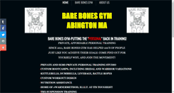 Desktop Screenshot of barebonesabington.com
